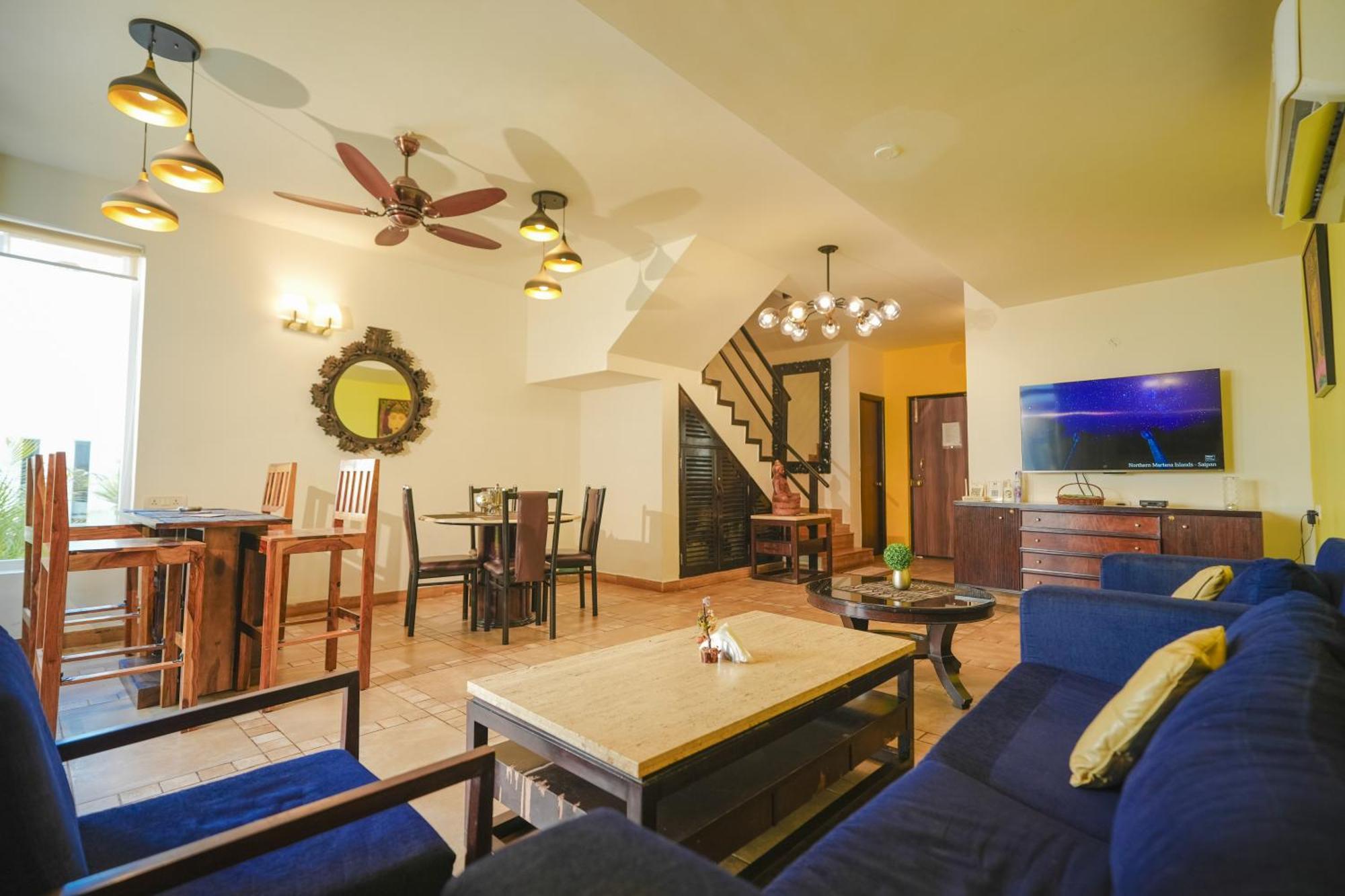 Villa M - Jia 3- 3Bhk In Candolim, Pool Facing, Near Beach, Breakfast Included Exterior foto